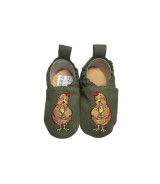 Kinderschuhe RecyStep Mama Huhn grün