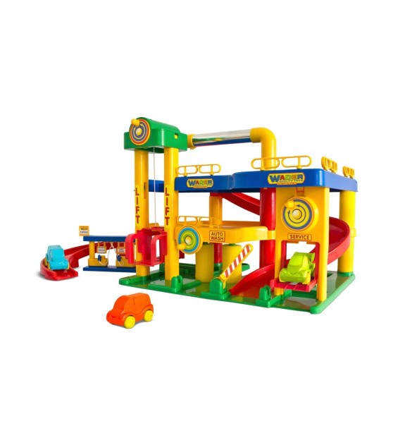 Parkgarage mit Zubehör