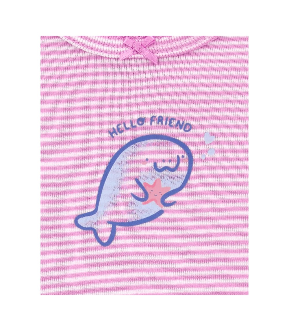  Body ohne Arm und Leggings Ringel Wale