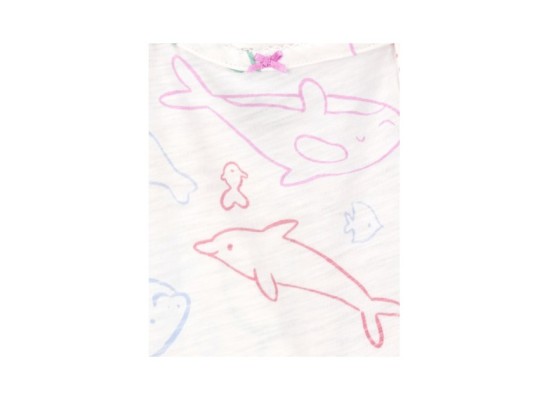 3-tlg. Set Body kurzarm, Body ohne Arm und Leggings Ringel Wale