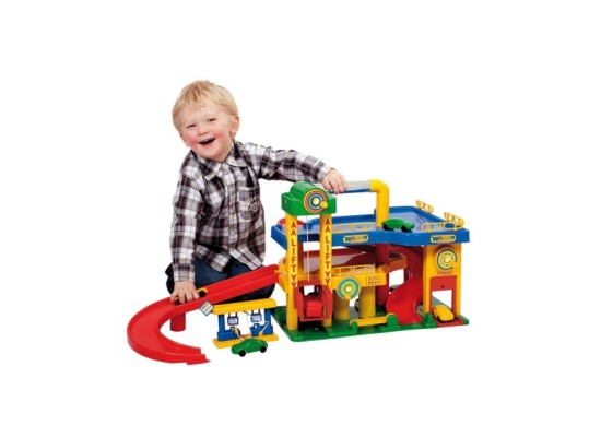 Parkgarage mit Zubehör