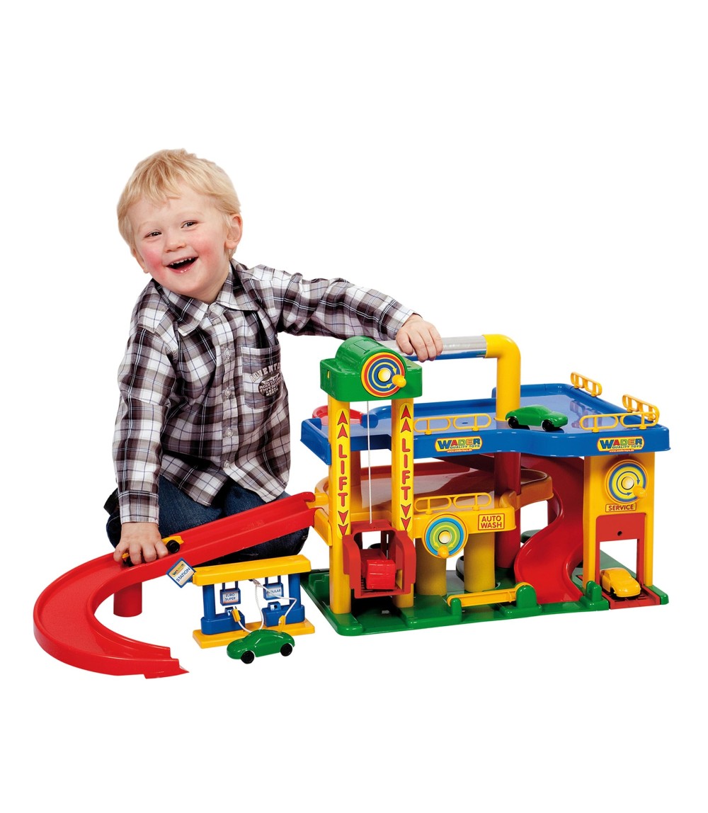 Parkgarage mit Zubehör