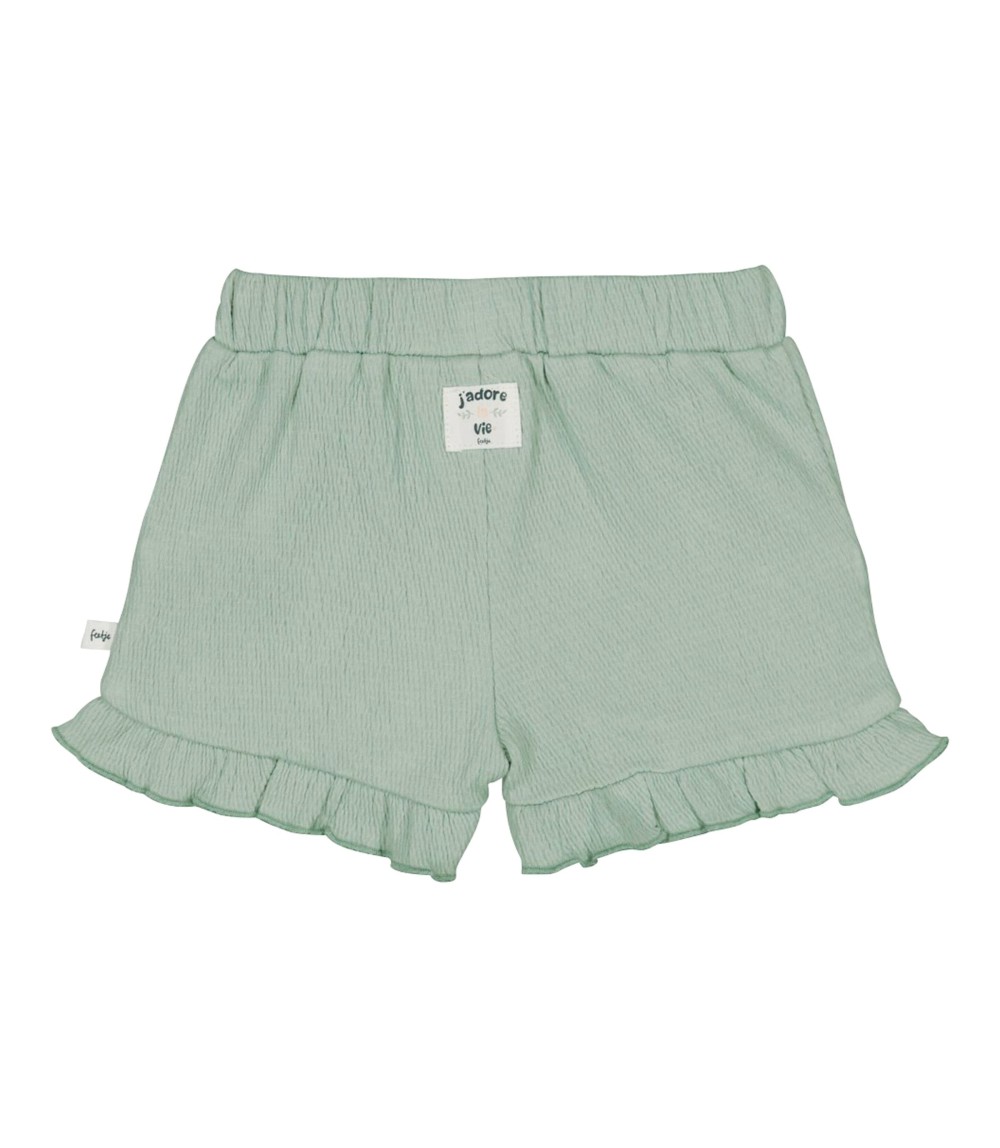 Krepp-Shorts Volant