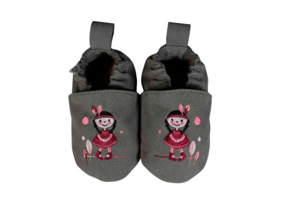 Kinderschuhe RecyStep Mädchen grau