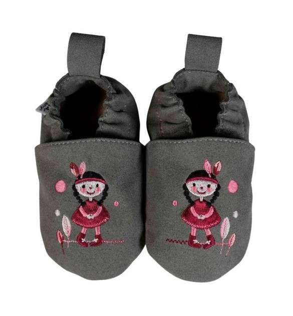 Kinderschuhe RecyStep Mädchen grau