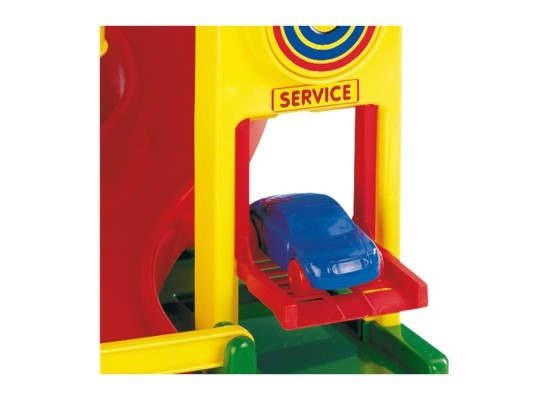 Parkgarage mit Zubehör