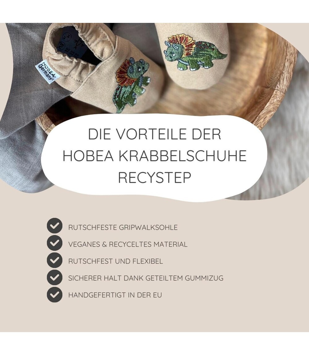 Kinderschuhe RecyStep Mädchen grau