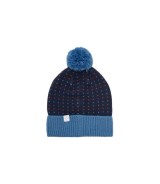 Winter-Strickmütze mit Bommel