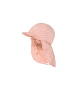 Schirmmütze mit Nackenschutz Ringel