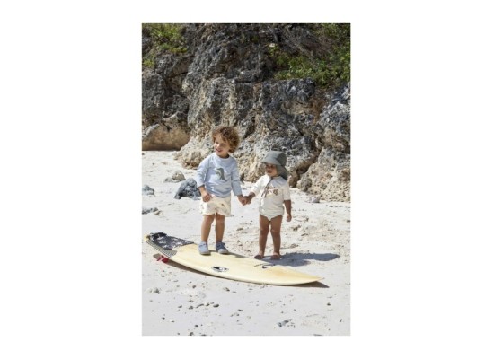 Bade-T-Shirt mit UV-Schutz Welle