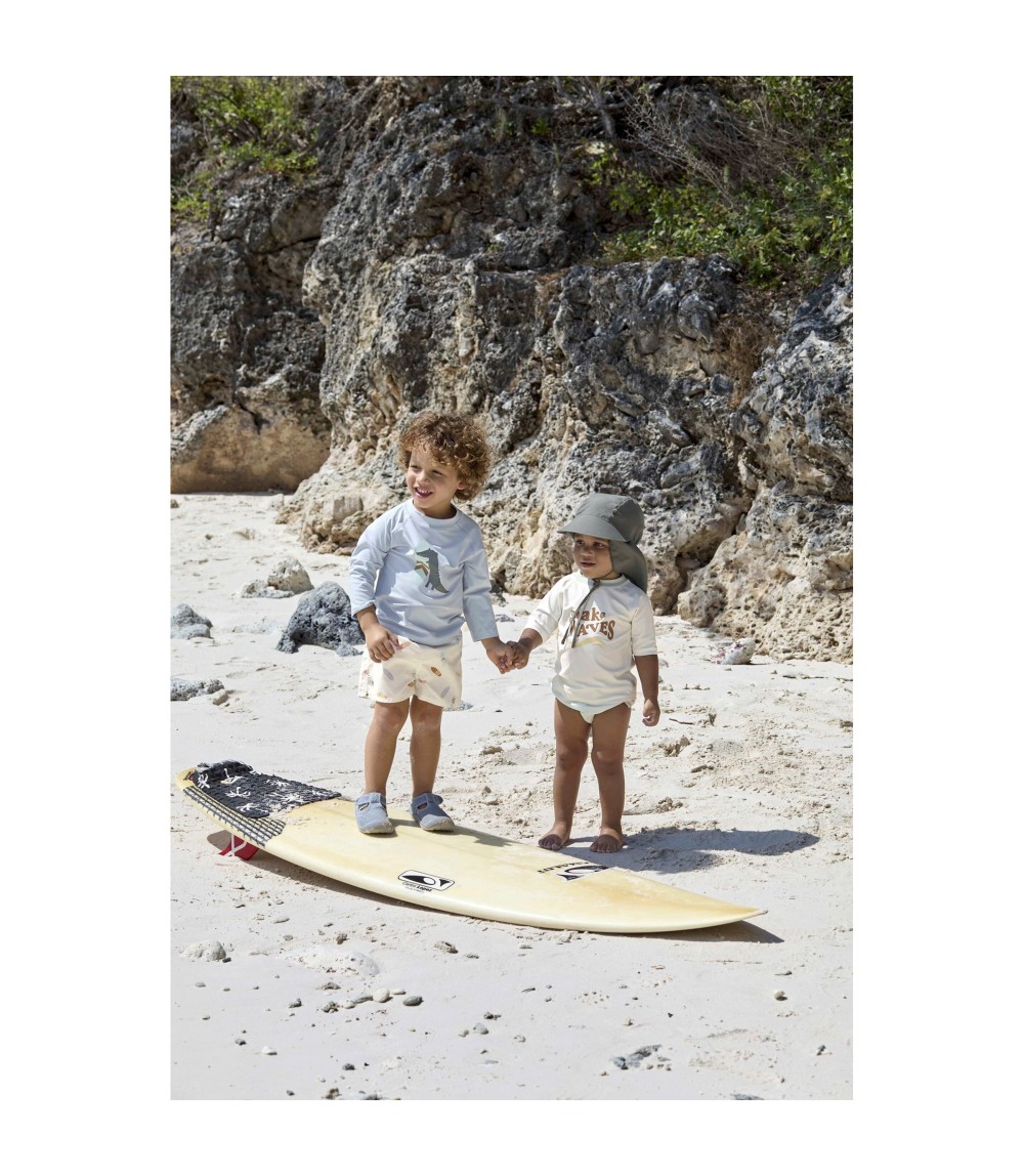 Bade-T-Shirt mit UV-Schutz Welle