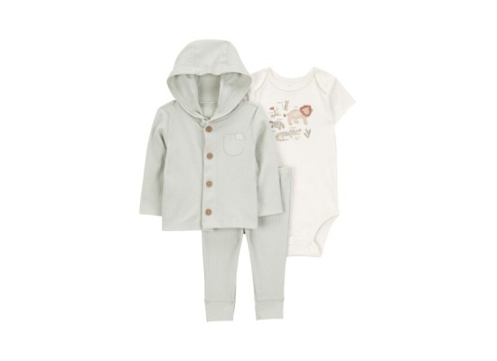 3-tlg. Set Bodys kurzarm