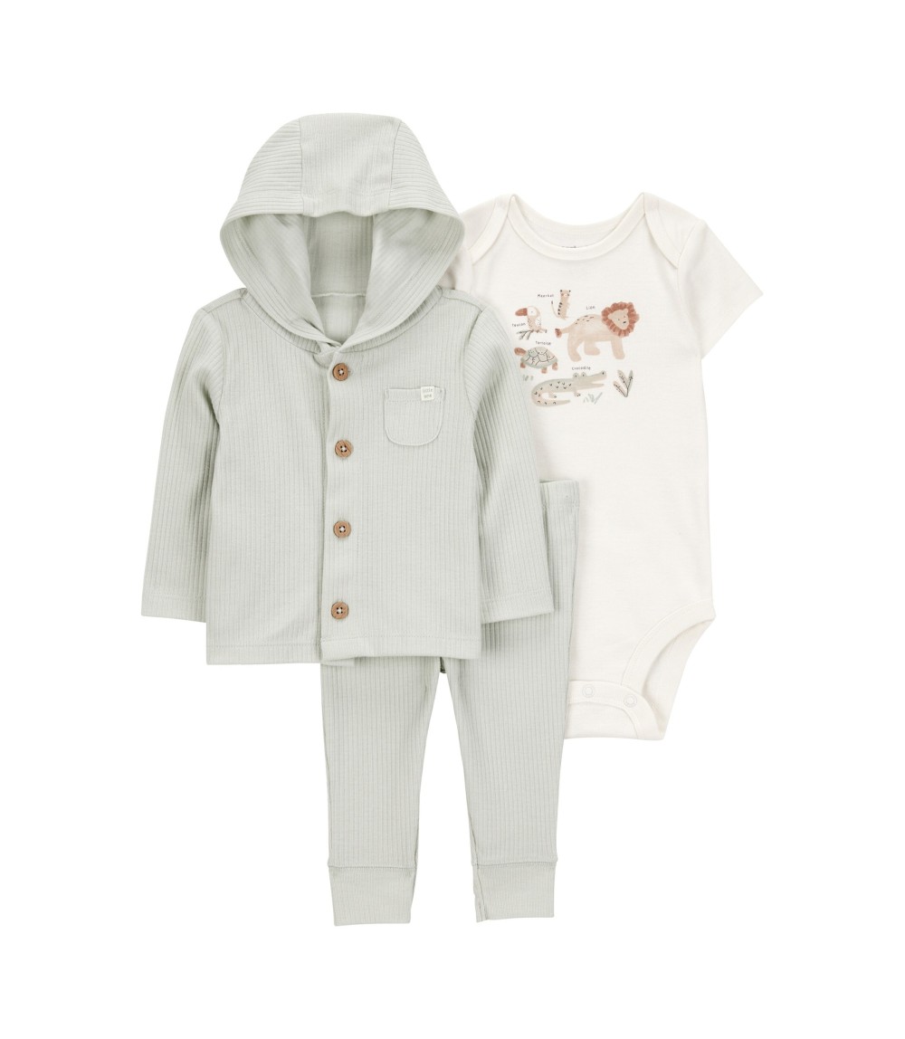 3-tlg. Set Bodys kurzarm