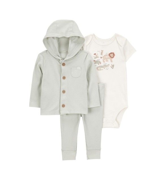 3-tlg. Set Bodys kurzarm