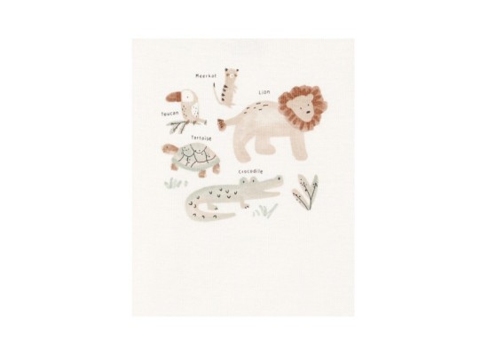  Sweatjacke und Jogginghose Tiere Rippqualität