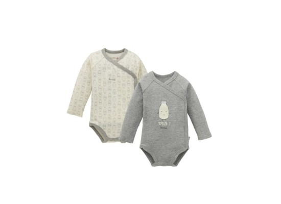 2er-Pack Wickelbodys langarm