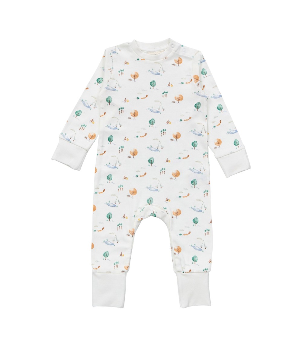 Overall mit Klappfuß Tiere