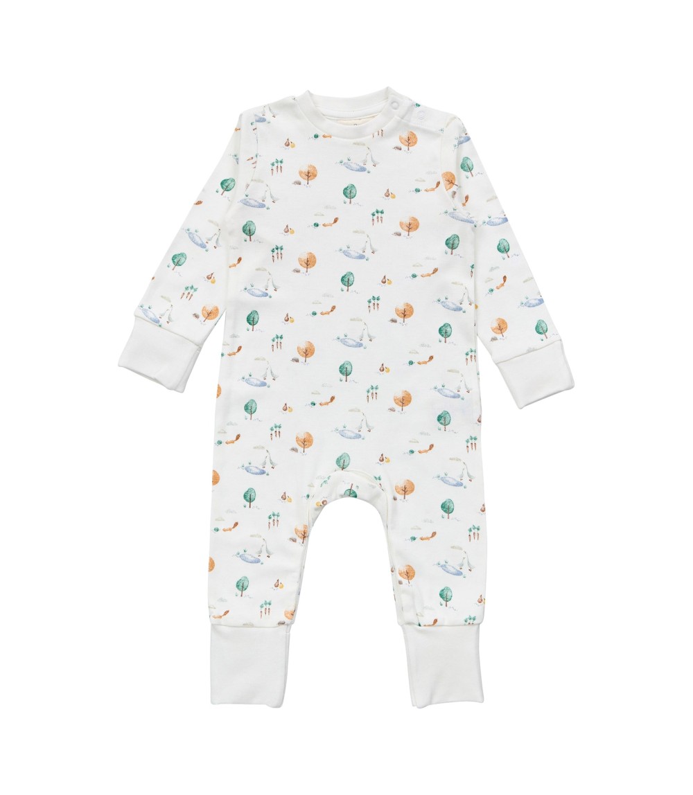 Overall mit Klappfuß Tiere