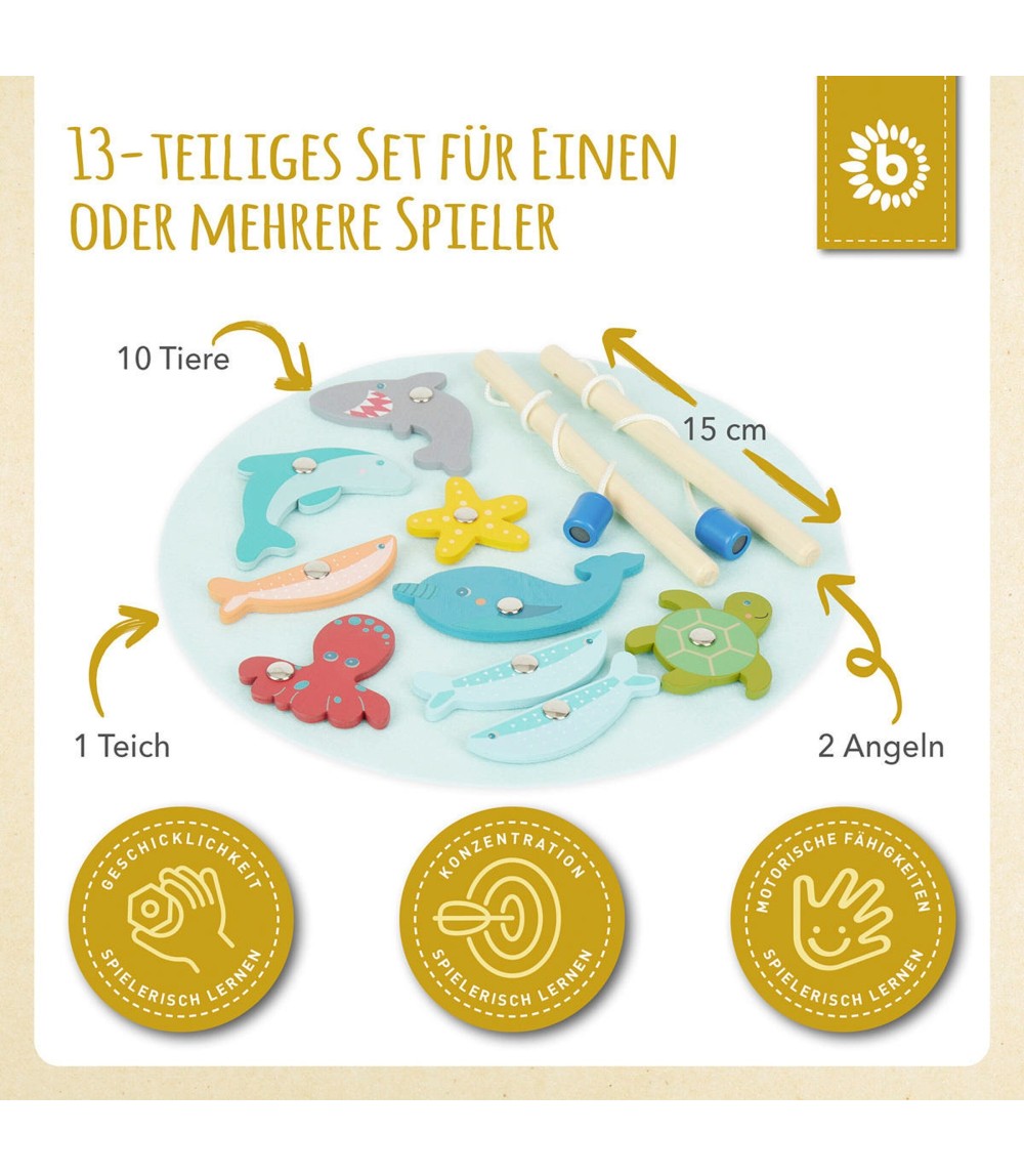 Magnet Spiel Fische Angeln - ab 12 Monate