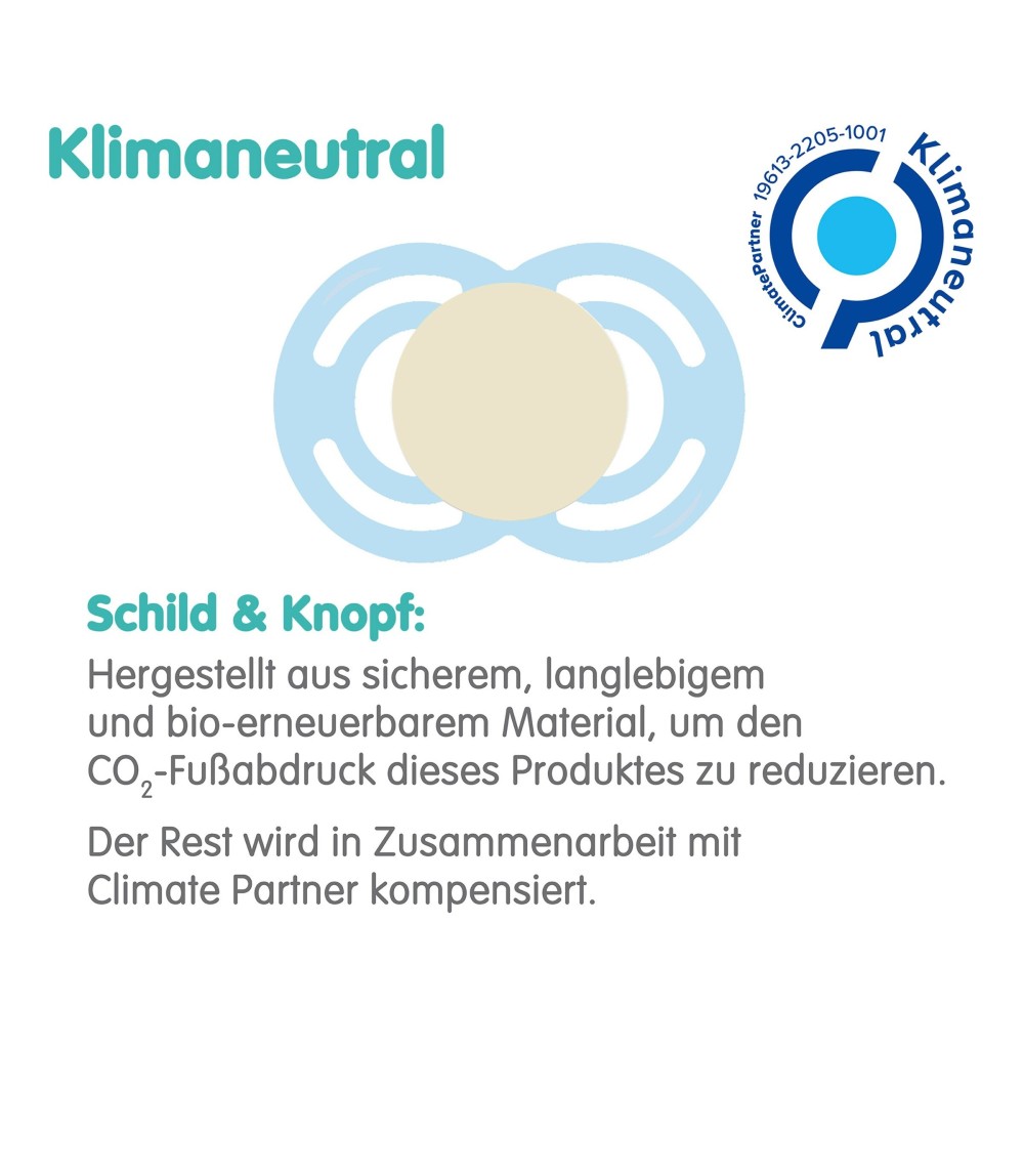 2er-Pack Schnuller Perfect Night Silikon, 6-16M