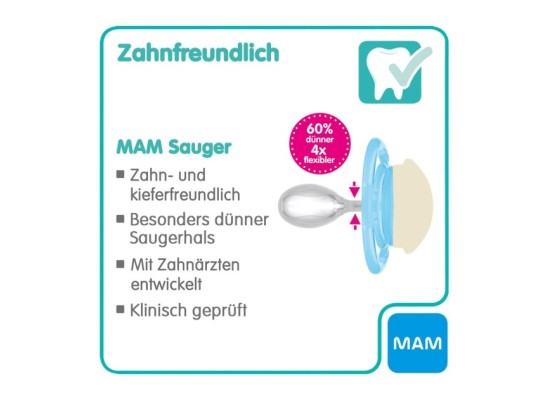2er-Pack Schnuller Perfect Night Silikon, 6-16M
