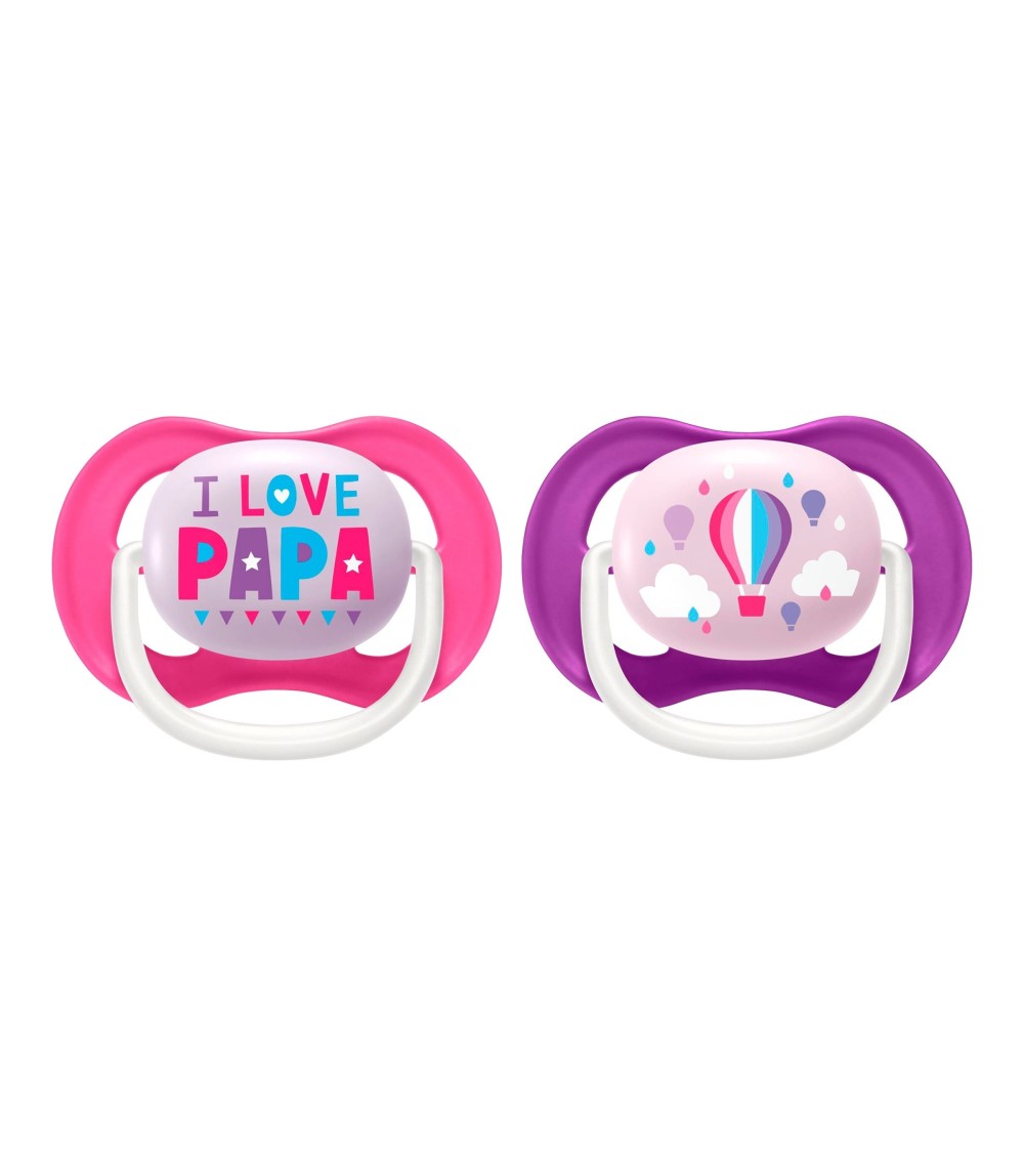 2er-Pack Schnuller Ultra Air 6-18 Monate SCF080/04