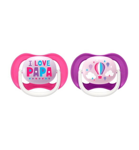 2er-Pack Schnuller Ultra Air 6-18 Monate SCF080/04