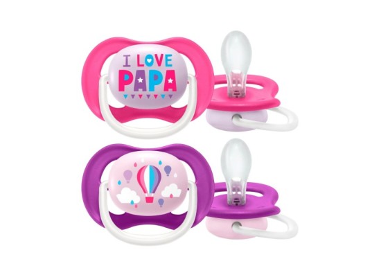 2er-Pack Schnuller Ultra Air 6-18 Monate SCF080/04