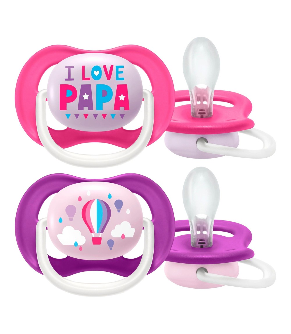 2er-Pack Schnuller Ultra Air 6-18 Monate SCF080/04