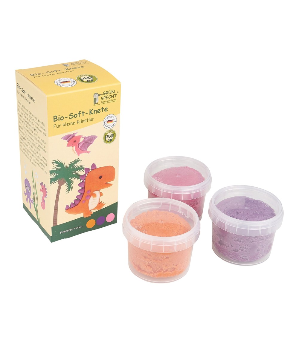 Bio-Soft-Knete 3 Farben