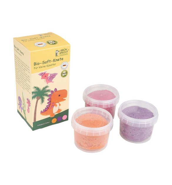 Bio-Soft-Knete 3 Farben