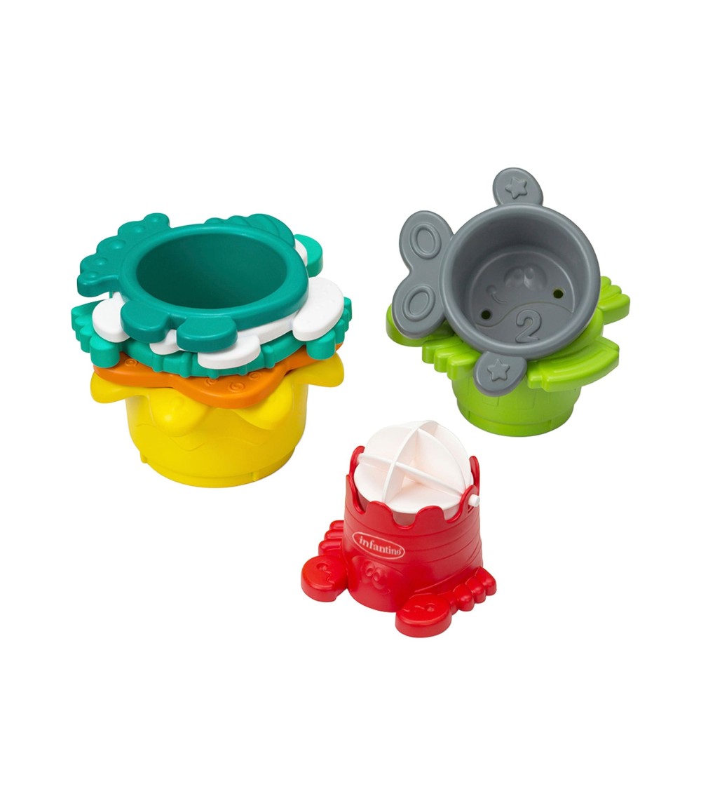 Badespielzeug Stapelbecher