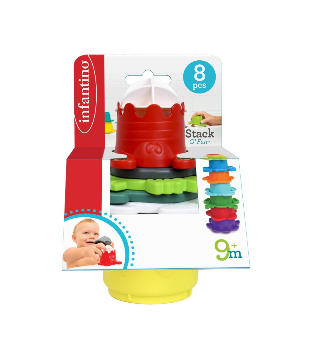 Badespielzeug Stapelbecher