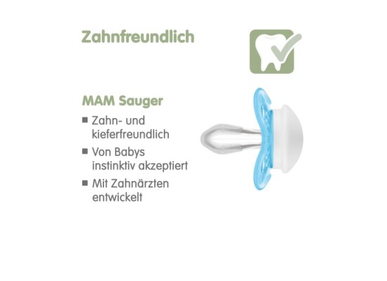 2er-Pack Schnuller Original Silikon, 0-6M