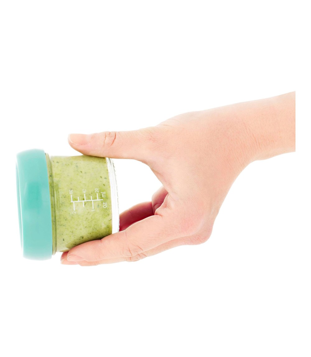 4er-Pack Aufbewahrungsbecher Glas