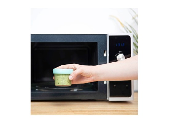 4er-Pack Aufbewahrungsbecher Glas