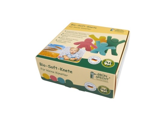 Bio-Soft-Knete 4 Farben
