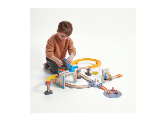 Kugelbahn Kullerbü – Spielbahn Große Baustelle