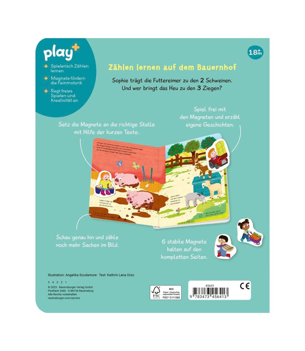 Pappbilderbuch Komm, wir lernen Zählen