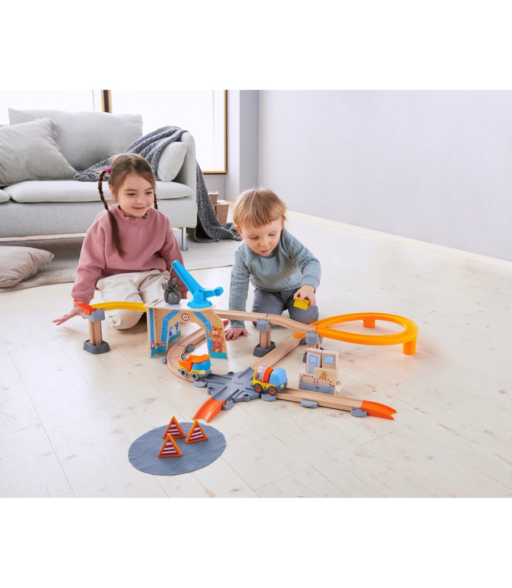 Kugelbahn Kullerbü – Spielbahn Große Baustelle