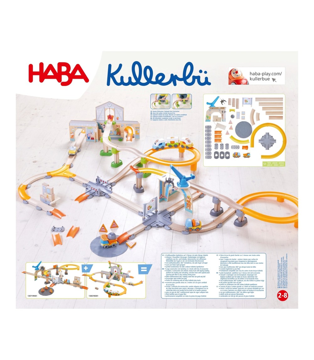 Kugelbahn Kullerbü – Spielbahn Große Baustelle
