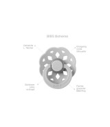 2er-Pack Boheme Schnuller Latex, 6-18M