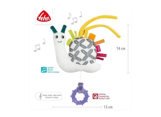 Mini-Spieluhr Schnecke 21cm