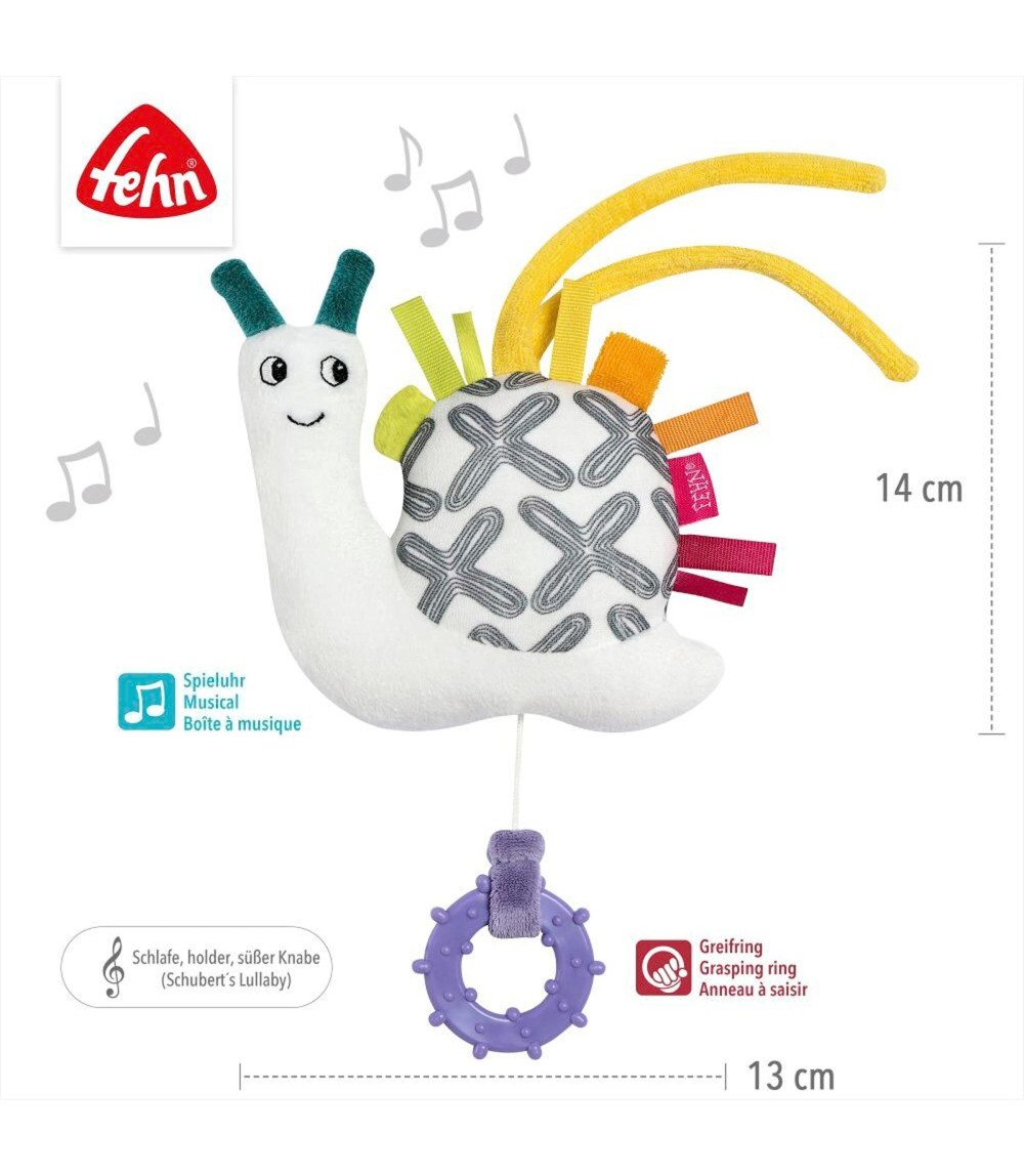 Mini-Spieluhr Schnecke 21cm