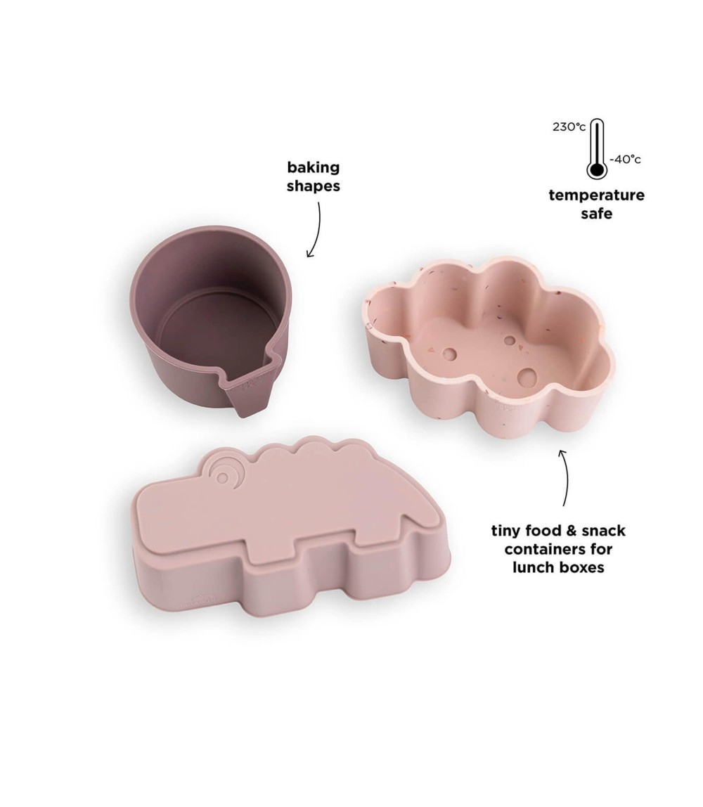 3er-Set Silikonformen