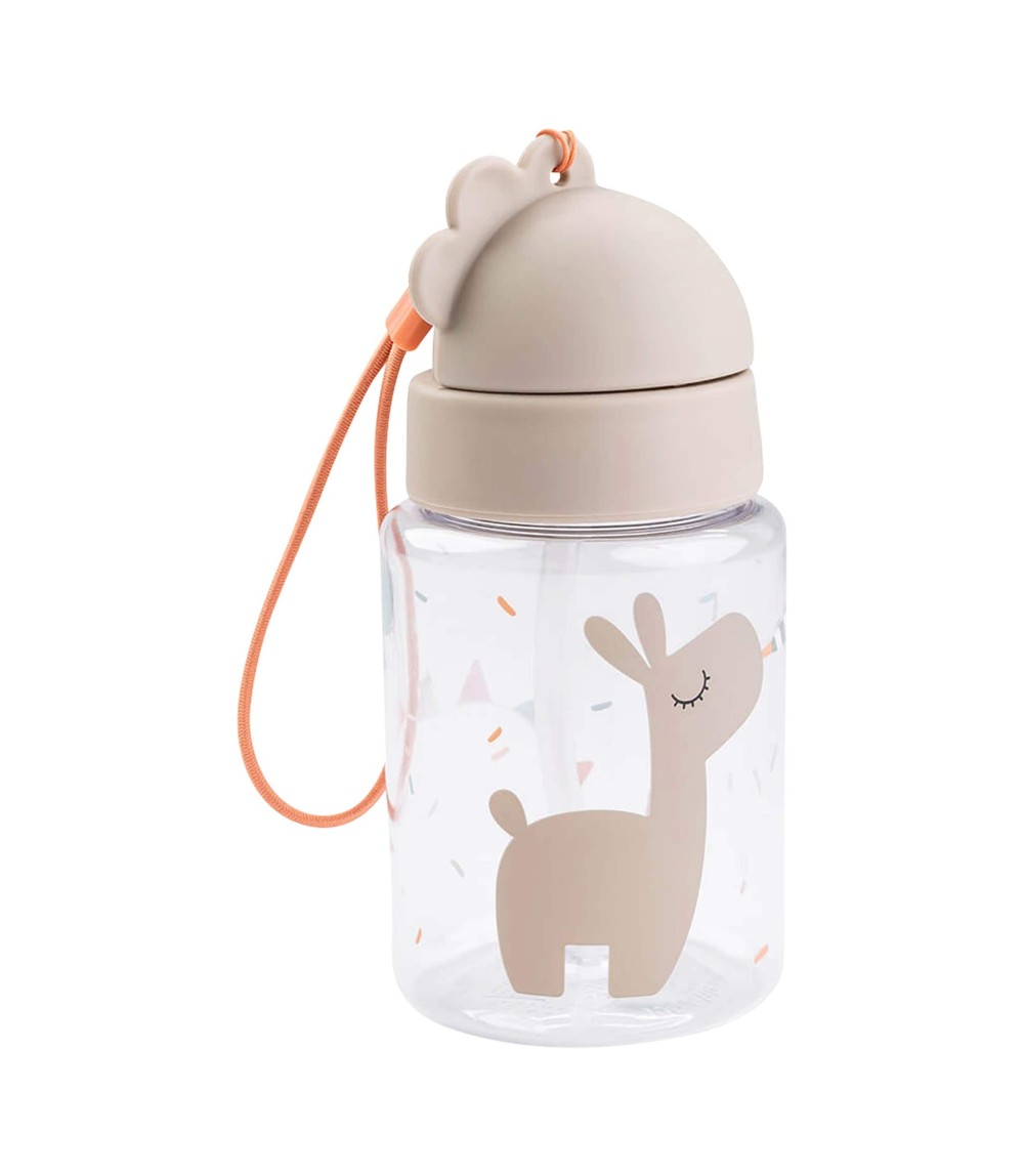 Trinkflasche mit Strohhalm Tiny Farm 280 ml