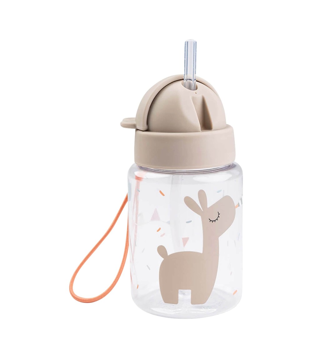 Trinkflasche mit Strohhalm Tiny Farm 280 ml