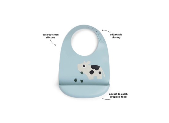 Silikonlätzchen mit Auffangschale