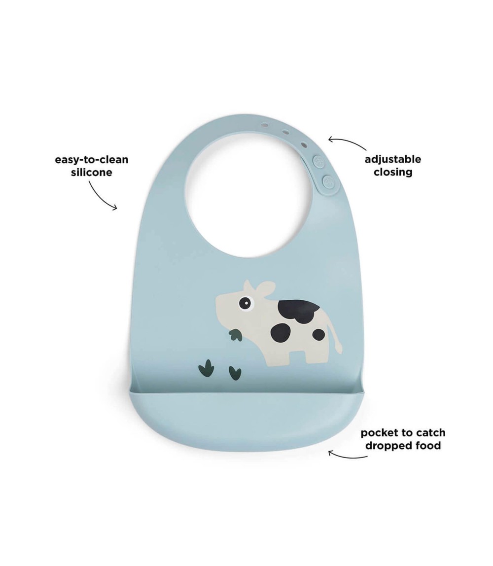 Silikonlätzchen mit Auffangschale