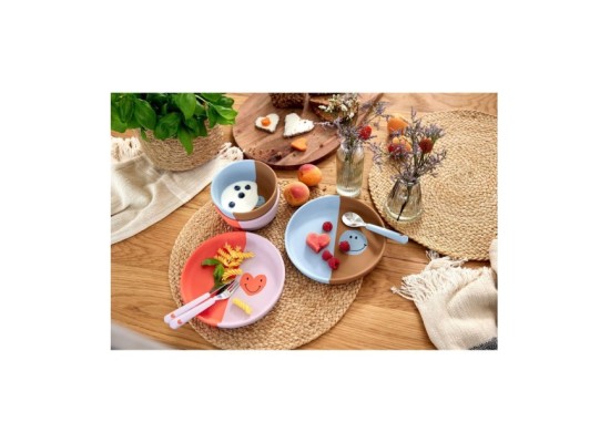 Esslernteller Silikon Happy Rascals